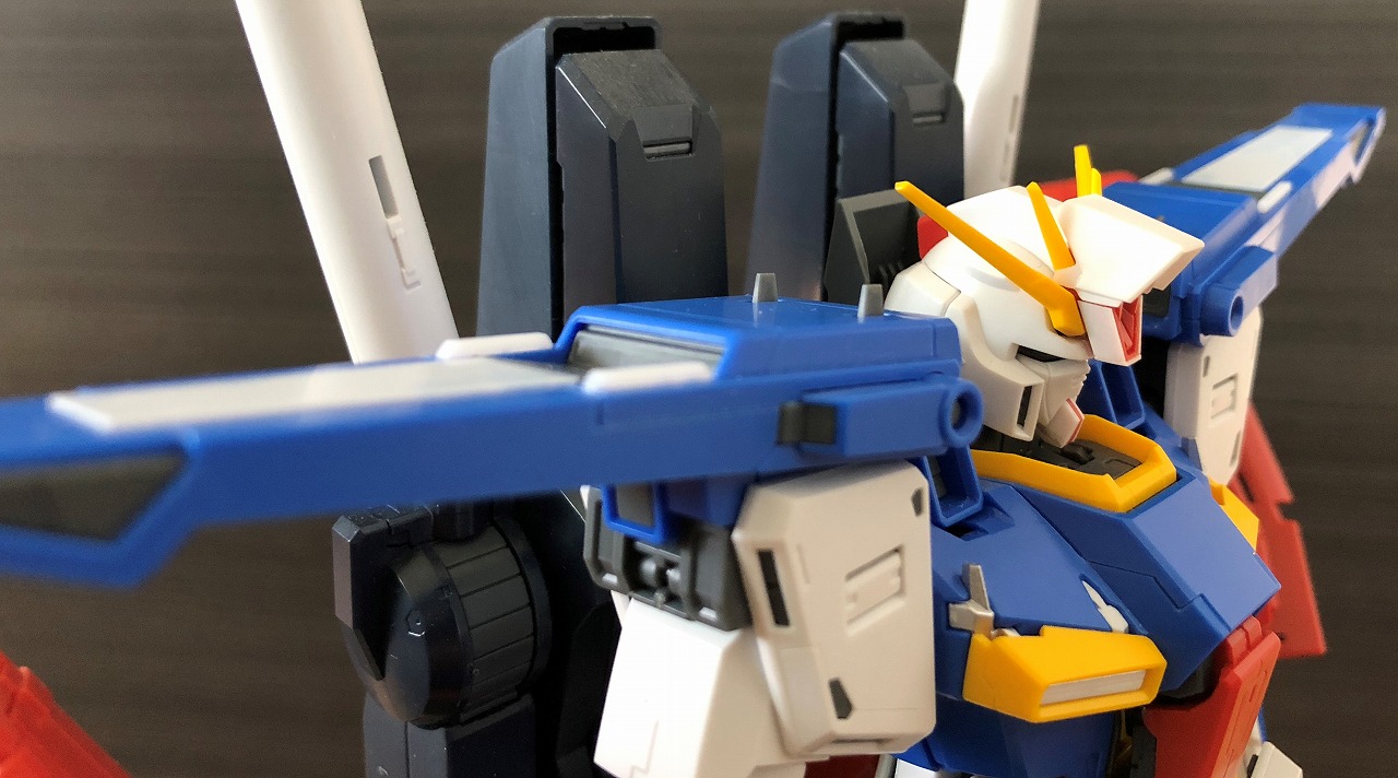 MG ZZガンダム ディテールアップパーツ付け サフ塗装（1/144